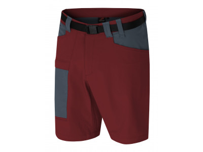 Mens mountain & trekking shorts VERNE sun-dried tomato/dark slate
