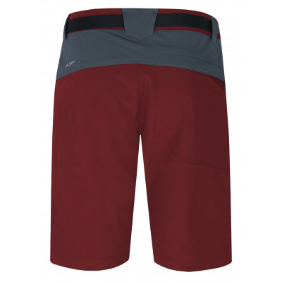 Mens mountain & trekking shorts VERNE sun-dried tomato/dark slate 2