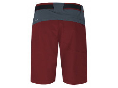 Mens mountain & trekking shorts VERNE sun-dried tomato/dark slate