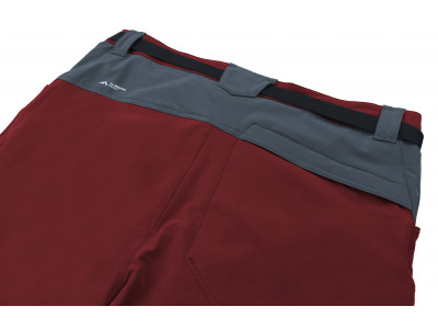 Mens mountain & trekking shorts VERNE sun-dried tomato/dark slate