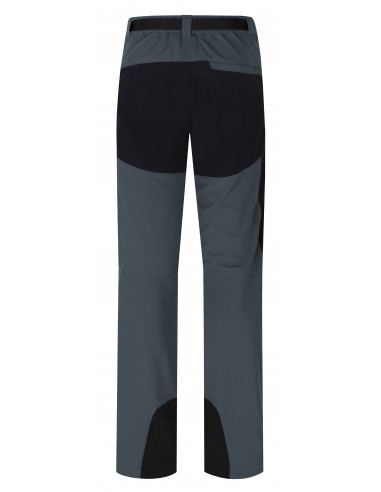 Elastīgas vīriešu bikses brīvajam laikam GARWYN tumšs akmens / antracīts