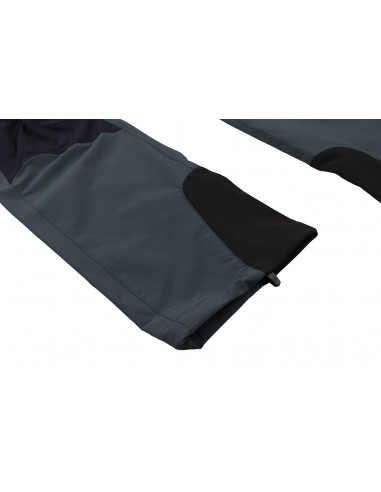 Elastīgas vīriešu bikses brīvajam laikam GARWYN tumšs akmens / antracīts