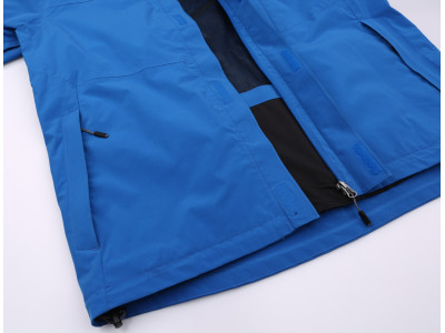 Ūdensnecaurlaidīga vīriešu jaka pārgājieniem NICKHIL nirēju zila