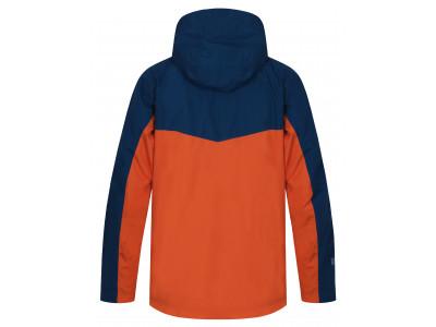 Ūdensnoturīga vīriešu jaka pārgājieniem FELDER II marokas zila / dedzināti oranža