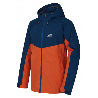 Mens mountain & trekking jacket FELDER II moroccan blue/burnt orange