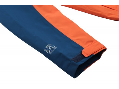 Ūdensnoturīga vīriešu jaka pārgājieniem FELDER II marokas zila / dedzināti oranža