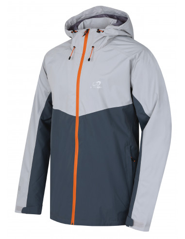 Mens mountain & trekking jacket FELDER II gray violet/balsam green