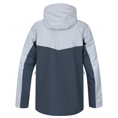 Ūdensnoturīga vīriešu jaka pārgājieniem FELDER II violeti pelēka / balzāma zaļa 2