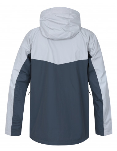 Mens mountain & trekking jacket FELDER II gray violet/balsam green