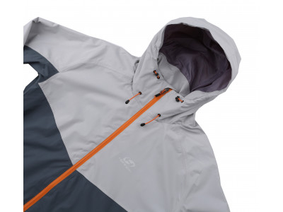 Mens mountain & trekking jacket FELDER II gray violet/balsam green