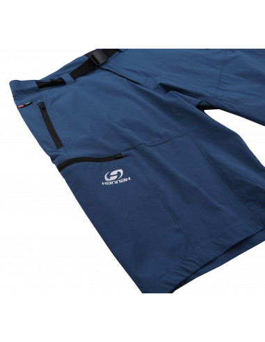 Mens mountain & trekking shorts DOUG blue ashes