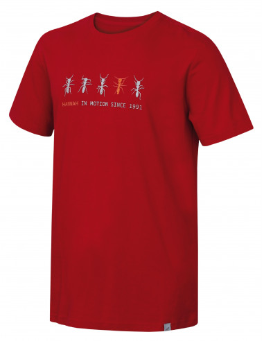 Mens city T-shirt, S/S TRIFAL deep claret