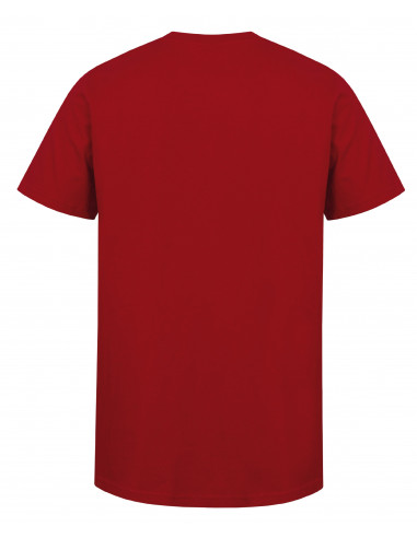 Mens city T-shirt, S/S TRIFAL deep claret