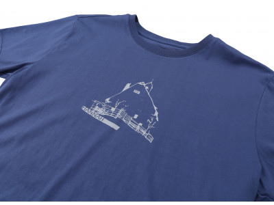Mens city T-shirt, S/S WARP colony blue
