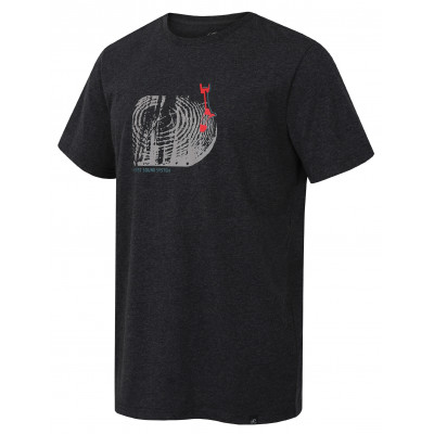 Mens city T-shirt, S/S ARVENS anthracite mel