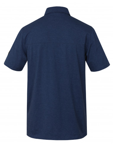 Mens city shirt KAJAN ensign blue mel