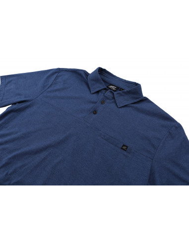 Mens city shirt KAJAN ensign blue mel