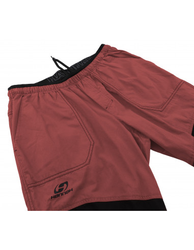 Mens city 3/4 pants HUG marsala/anthracite