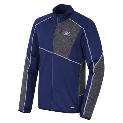 Mens active sweatshirt MADDOX twilight blue/light gray mel