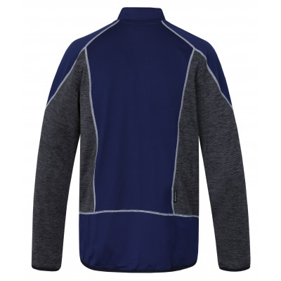 Mens active sweatshirt MADDOX twilight blue/light gray mel 2