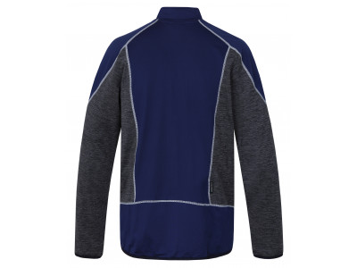 Mens active sweatshirt MADDOX twilight blue/light gray mel