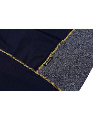 Mens active sweatshirt MADDOX night sky/light gray mel