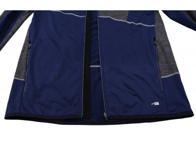 Mens active sweatshirt MADDOX twilight blue/light gray mel