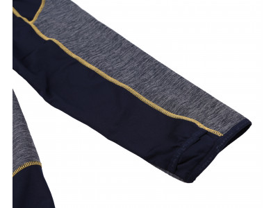 Mens active sweatshirt MADDOX night sky/light gray mel