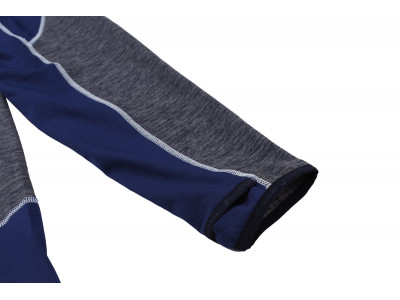 Mens active sweatshirt MADDOX twilight blue/light gray mel