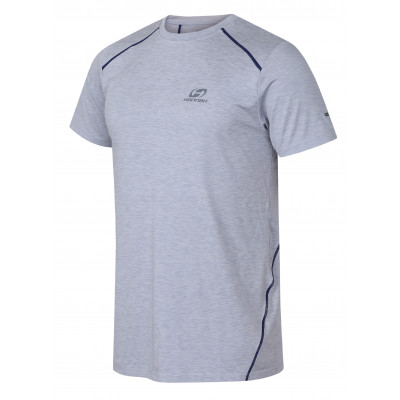 Mens active T-shirt, S/S PELLO gray dawn mel
