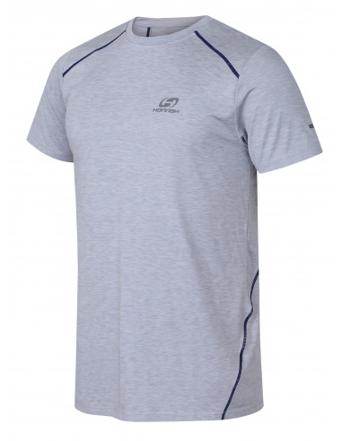 Mens active T-shirt, S/S PELLO gray dawn mel