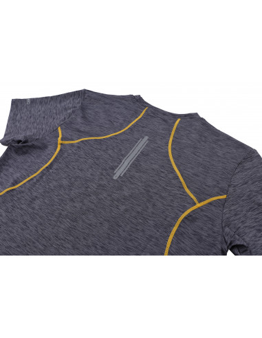 Mens active T-shirt, S/S PELLO night sky mel