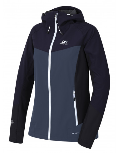 Ladies mountain & trekking jacket PULLA night sky/dark slate