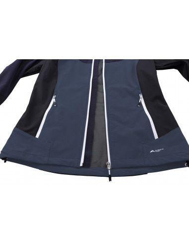 Ladies mountain & trekking jacket PULLA night sky/dark slate