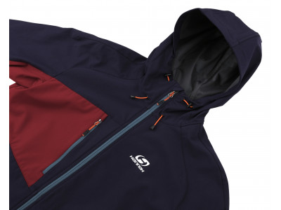 Mens mountain & trekking jacket SELBY LITE night sky/sun-dried tomato