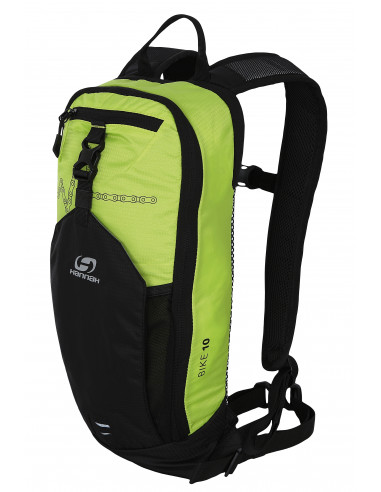 Backpack BIKE 10 anthracite/green