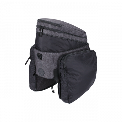 Bag BBB BSB-137 carrier bag CarrierPack extensions grey blend 36x16x21cm - 6.5