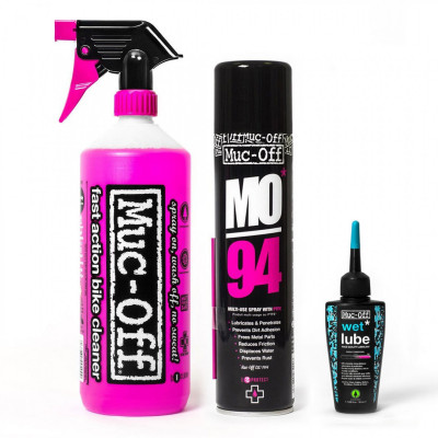 Muc-Off Wash Protect and Wet Lube kit 2