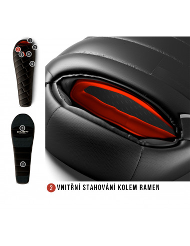 Spacák Premium   Proud -30°C černá