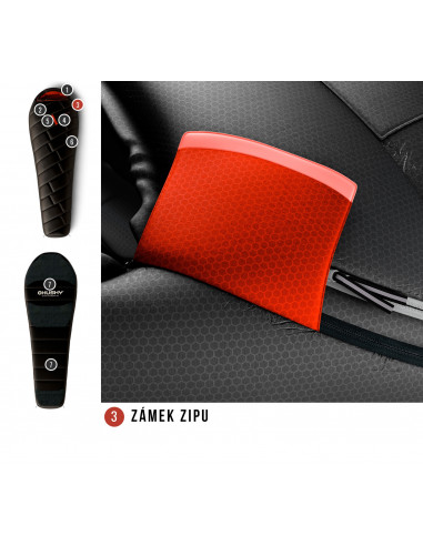 Spacák Premium   Proud -30°C černá