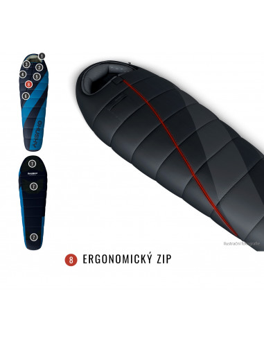 Spacák Extreme Ember -14°C modrá