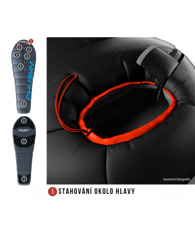 Spacák Extreme Anapurna -28°C šedá