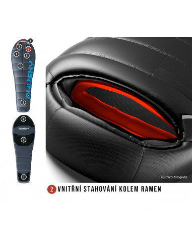 Spacák Extreme Anapurna -28°C šedá