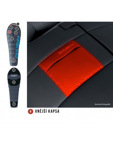 Spacák Extreme Anapurna -28°C šedá