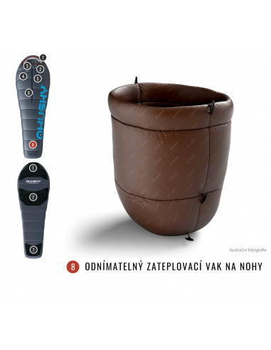 Spacák Extreme Anapurna -28°C šedá