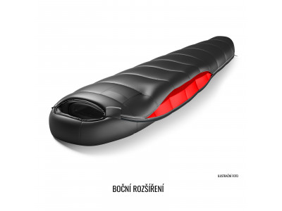 Spacák Outdoor Ruby -14°C červená