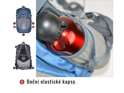 Batoh Turistika / Cyklo   Skid 26l modrá