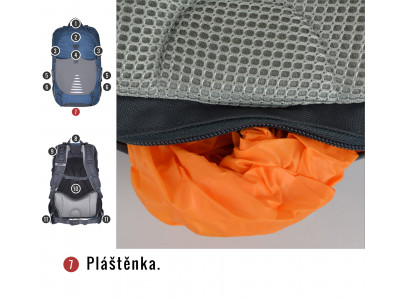 Batoh Turistika / Cyklo   Skid 26l modrá