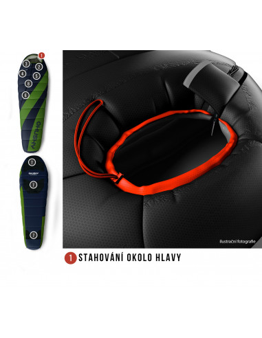 Spacák Extreme Espace -6°C SHORT zelená