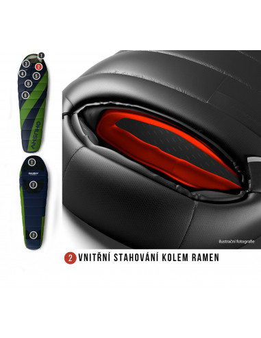 Spacák Extreme Espace -6°C SHORT zelená